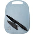 thumbnail image 1 of Chef Craft Select Wheat Straw Cutting Board and Knife Set, 10 inch x 7.5 inch, Blue, 1 of 6