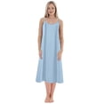 thumbnail image 1 of Women Plus Size Petticoat Nightdresses Solid Color Loose Slimming Long, 1 of 3
