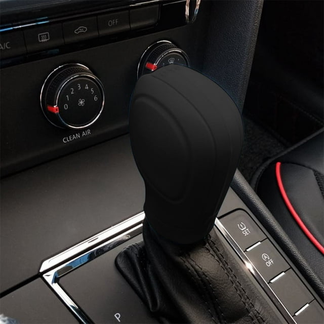CHOK Car Gear Shifter Knob Cover Elastic Car Automatic Shifter Protector Cover Universal Antl-Slip Auto Knob Gear Stick Protector Vehicle Accessories