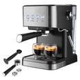 thumbnail image 1 of 15 Bar Espresso Machine 1050W All-In-One Semi-Automatic Coffee Machine with Milk Frother Wand / 1.5L Water Tank / Coffee Portafilter / Portafilter Basket / Tamper Spoon for Cappuccino / Lat, 1 of 7
