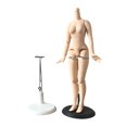 thumbnail image 1 of Becaristey Blanc Réglable Poupée Stand Must-Have pour Chaque Collectionneur de Poupée Large Application Plastique L 22cm, 1 of 6