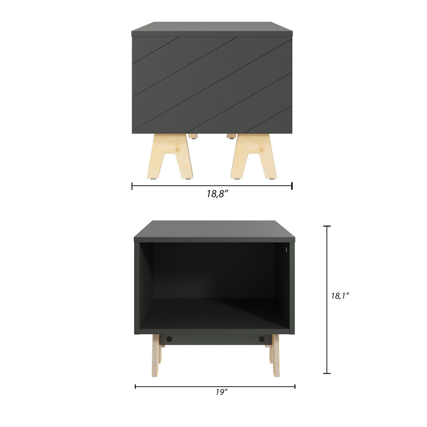 Nexera Table d'appoint Runway