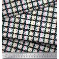 thumbnail image 3 of Soimoi Cotton Voile Fabric Geometric Check Print Fabric by Yard 42 Inch Wide, 3 of 3