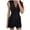 Black, variant on HXWCHs Side Pocket Jumpsuits Women's Fashionable V Neck Tie Belt Jumpsuit for Spring Summer Commuting and Wear XXL Black