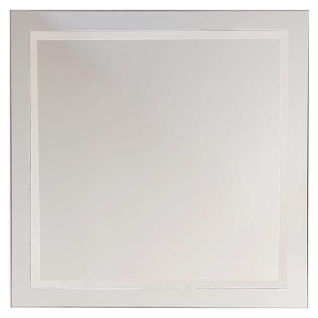 Decor Wonderland SSM501S-30 Miroir Mural Moderne Carré Prague 30 x 30 Po