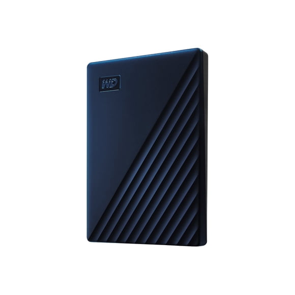 WD My Passport for Mac WDBA2D0020BBL - Hard drive - encrypted - 2 TB - external (portable) - USB 3.2 Gen 1 - 256-bit AES - midnight blue