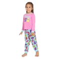 thumbnail image 3 of Komar Kids Girls' Pajama Cute Top and FunPants Sleepwear Set, 3 of 4