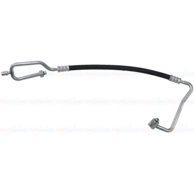 Four Seasons 66835 Air Conditioner Hose OE Replacement; Aluminum/ Rubber; Discharge Line Hose Assembly Without Bracket