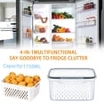 thumbnail image 5 of HCBY Airtight Food Container, Large-capacity yet Space-saving Fridge Organizer, Multi-size Optional Specification, Food-safe Material, Reusable Box for Meal Prep and Picnic Storage, 5 of 5