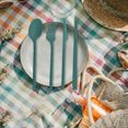 thumbnail image 5 of TIMIFIS Camping Tableware Wheats Straw Knife, Fork and Spoon Three-Piece Set, Camping Out Convenient Tableware Set, Children's Tableware Gifts Camping & Hiking, 5 of 5