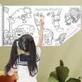 thumbnail image 2 of facefd Rouleau de Dessin Portable pour Enfants Affiche de Coloriage Étudiant Enfants A, 2 of 5