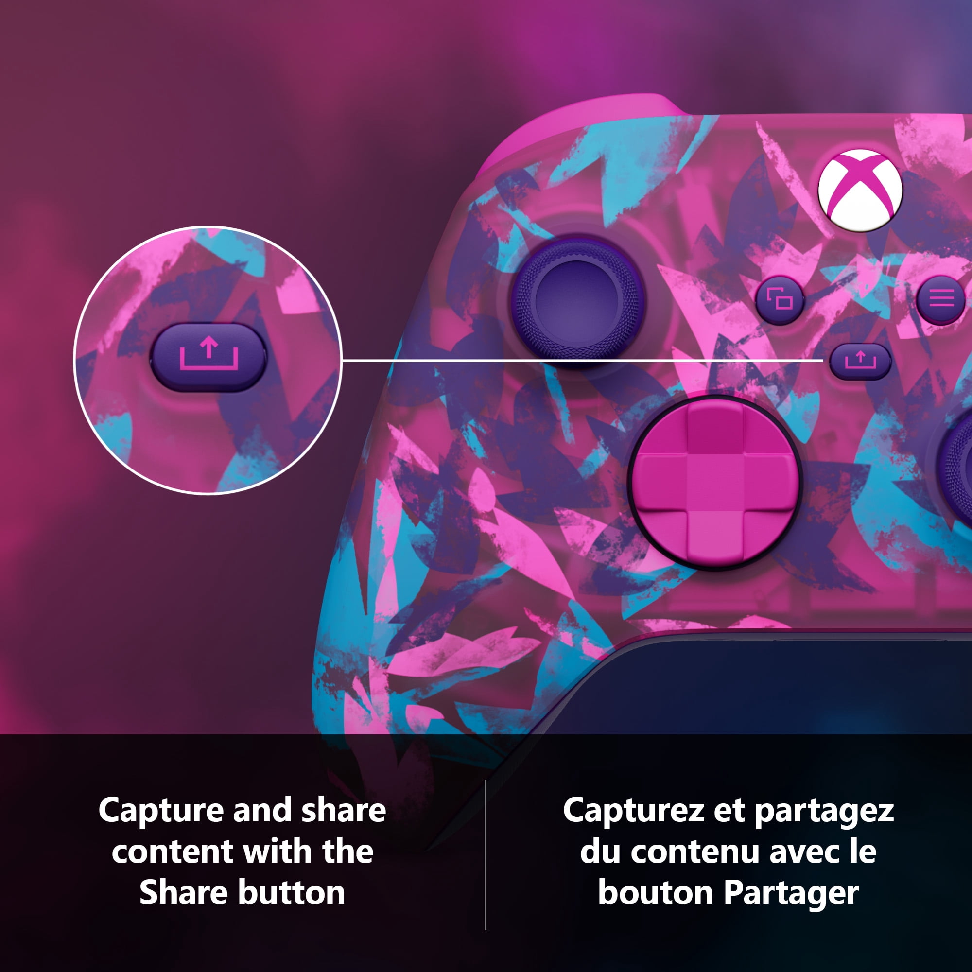 Manette sans fil Xbox - Heart Breaker Édition Spéciale - pour Xbox Series X|S, Xbox One, PCs, et appareils compatibles avec le nuage