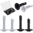 thumbnail image 3 of Baohd 120pieces Strong And Convenient Storage Assorted Flat Head Self Drilling Screws 1Set, 3 of 5