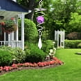 thumbnail image 4 of Gazing Ball Spiral Tail Nordic Style Stainless Steel Rotating Wind Chime, 4 of 5