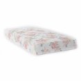 thumbnail image 4 of Kushies Cotton Percale Fitted Crib Sheet - Watercolour Flowers, 4 of 4