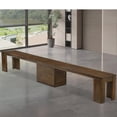 thumbnail image 2 of East West Furniture Xtenczar Banc Moderne Extensible, Fini Noyer, 2 of 9