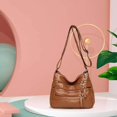 thumbnail image 2 of Xingzhi Ladies Cross Body Bag Messenger Large Over Shoulder Handbag Long Strap Brown, 2 of 8