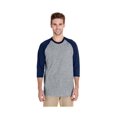 thumbnail image 1 of G5700 Gildan T-Shirt Raglan 3/4 pour Homme en Coton Épais, Style G5700, 1 of 1