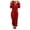 Pyjama en Molleton Rouge pour Femme, variante sur aohooy Pyjama Ample Duveteux pour Femmes Grande Taille en Molleton Sherpa Combinaison Ample à Capuche Zippée à Manches Longues Tenue de Détente une Pièce Barboteuse Rouge,TTTTG