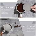 thumbnail image 3 of Écran de Filtre à Café en Acier Inoxydable Filtre à Espresso pour Café Écran de Préparation de Café, 3 of 8