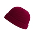thumbnail image 1 of Unisex Fashion Warm Winter Casual Knitted Hat Solid Color All-match Hat, 1 of 9