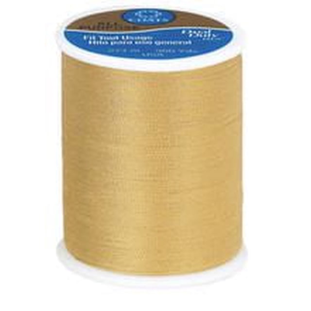 Coats & ClarkTM Fil Tout Usage 100 % Polyester, Bobine de 300 Yards en beige, Fil de Polyester corespun de Poids Moyen pour des Coutures Solides et Durables dans les Vêtements et la Déco de la Maison, Convient à la Couture à la machine Ou à la Main sur des Tissus Tissés Ou Tricotés, Y Compris le Coton et le denim.