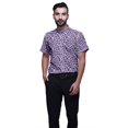 thumbnail image 1 of BESTMAN Chemise Décontractée pour Homme à Manches Courtes, Coupe Ajustée, en Coton, à Boutons, 1 of 5
