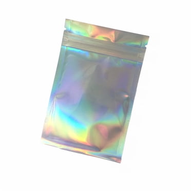 XZNGL 100PCS Resealable Ziplock Bags Aluminum Foil Pouch for Party Food Storage