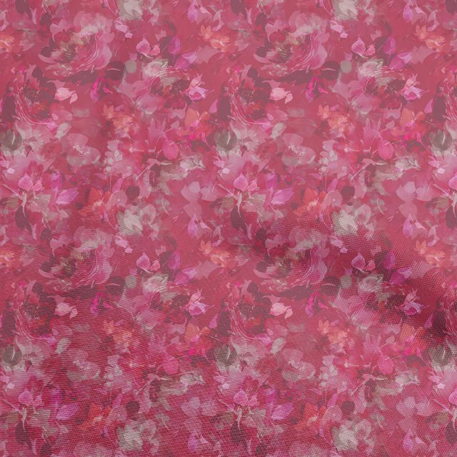 oneOone Viscose Chiffon Pink Fabric Abstract Floral Craft Projects Decor Fabric Printed By The Yard 42 Inch Wide