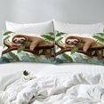 thumbnail image 4 of YST Sloth Comforter Cover, Wild Sloth Bedding Set for Kids, King Size, 1 Duvet Cover, 2 Pillowcases, 4 of 5