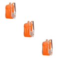 thumbnail image 1 of kurtrusly 1/2/3/5 Nylon Waterproof And Durable Camping Hiking Backpack For Convenient Travel Making Easy To Fold ORANGE 3PCS, 1 of 6