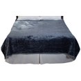 thumbnail image 1 of Lavish Home Solid Soft Heavy Thick Plush Mink Blanket, 8-Pound, Grey, 1 of 4