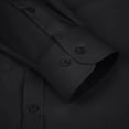 thumbnail image 4 of Dress Shirts for Men with Pocket Long Sleeve Big & Tall Tshirts Shirt Button-Down Collared Wrinkle-Free Solid Color Business Work Tops, 4 of 5