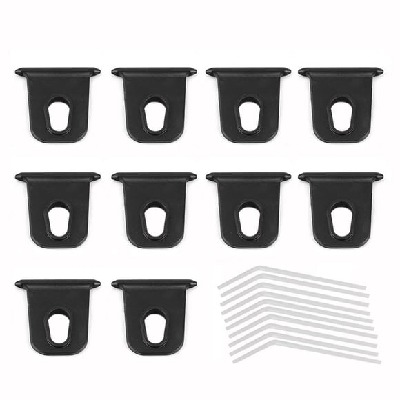 Awning Hooks, Compact 10PCS Lightweight Easy Use ABS Awning Hanger 5mm Tip Dia For Outdoor Camping
