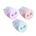 thumbnail image 2 of VVQ 3-Piece Two Hole Pencil Sharpener, Compact Mini Pencil Sharpener for, Stainless Steel Blade Reduces Breakage, Antislip Grooved Grip for Stable Sharpening, Portable Handheld Sharpener for Office, 2 of 6