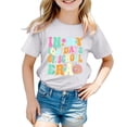 thumbnail image 1 of TZEWGL Short Sleeve Graphic Prints Crew Neck T-Shirts For Newborn Clothes For Infnants size 3-4T, 1 of 4
