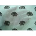 thumbnail image 4 of oneOone Cotton Silk Fabric Elephant Block Decor Fabric Printed BTY 42 Inch Wide, 4 of 4