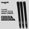 thumbnail image 4 of 8 Poignées de Golf en Velours Majek pour Hommes, Format Jumbo, Tour Pro, 4 of 4
