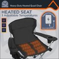 thumbnail image 3 of Camp & Go Black Heavy Duty Heated Quad Chair, 3 of 9