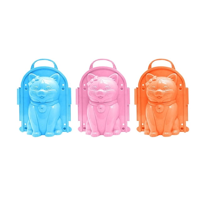 3PCS Snow Snowball Maker Clip Maker Animal Shaped Snow Sand Mold Tool Winter Kids