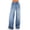 Dark Blue pants womans, variant on Nfurl Womens Wide Leg Jeans High Rise Casual Denim Pants with Pockets Trendy Streetwear Loose Going Out Work Jeans Ladies Denim Trousers Dark Blue,XS