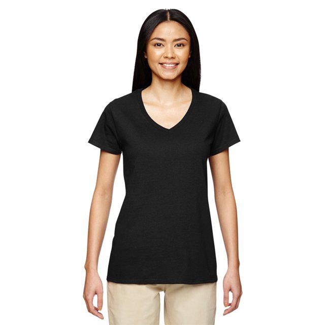 Gildan Heavy Cotton Ladies' V-Neck Tee
