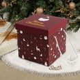 thumbnail image 4 of mtvxesu 2-Piece Christmas Gift Box Set with Handles for Candy Storage and Holiday Packaging, Large Size, Diy Foldable Design, Includes 2 Boxes with Lids and Handles, 4 of 6