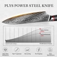 thumbnail image 4 of Chef Knife 8-Inch Kitchen Knife: Japanese High Carbon Stainless Steel Sharp Cooking Knives Cutting Vegetable Ergonomic Handle for Men Gift for Father Dad, 4 of 7