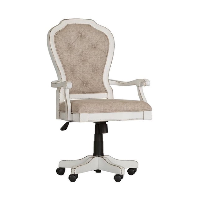 Magnolia Chaise de Bureau Exécutive Jr Manor Blanche