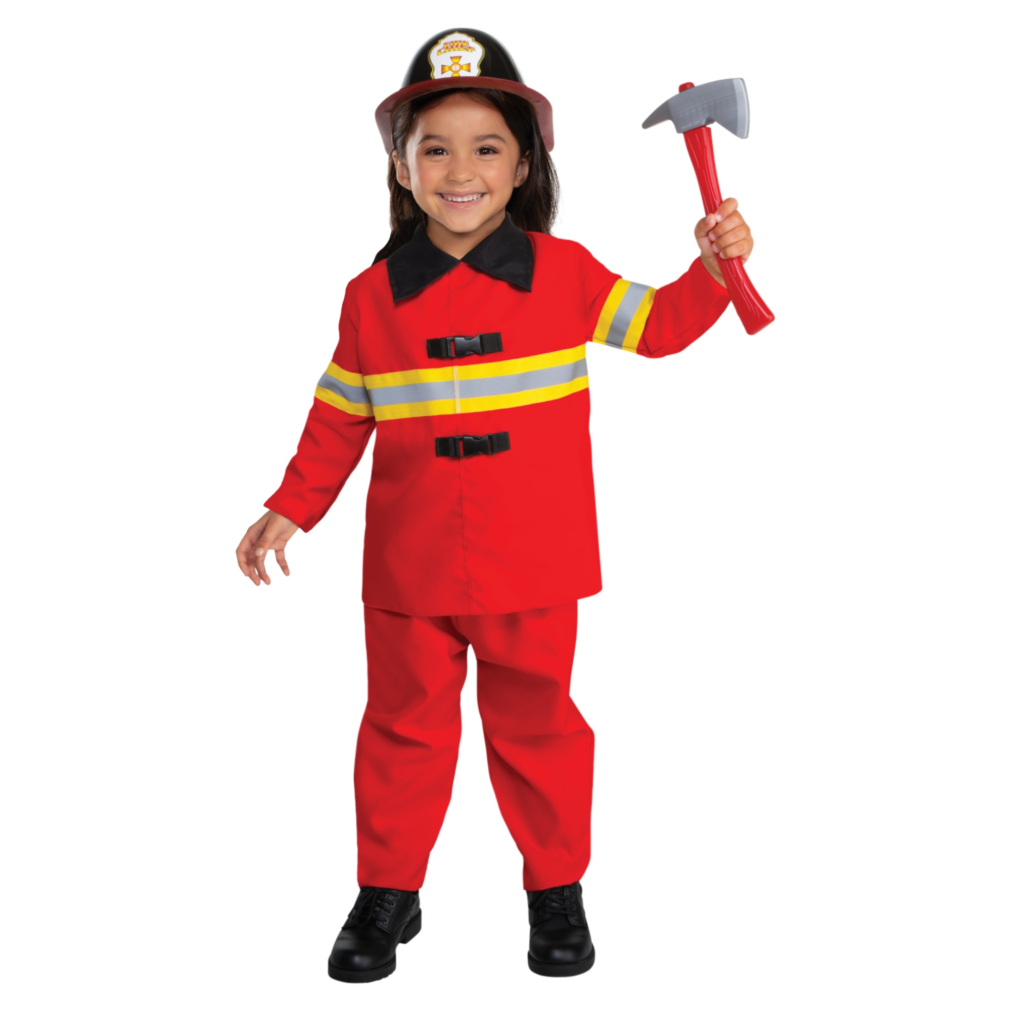 Costume de pompier, costumes d'Halloween pour enfants, taille pour tout-petits 3-4T