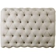 thumbnail image 4 of Uttermost Pouf Blanc Antique Touffeté Kaniel, 4 of 5