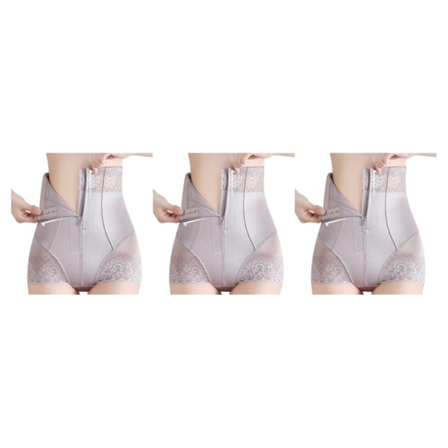 Baohd Women Shapewear Made With Nylon For Extra Support And Control Gifts Easy gray purple L 3Set