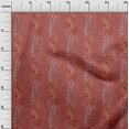 thumbnail image 3 of oneOone Tissu Polyester Spandex Rouge Tissu Feuilles pour Couture Tissu d'Artisanat Imprimé au Mètre 56 Pouces de Large, 3 of 4