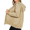 thumbnail image 3 of CAROOTU Sweat-Shirt à Capuche Ouvert avec Poche Épaisse Capuche Cordon, 3 of 7